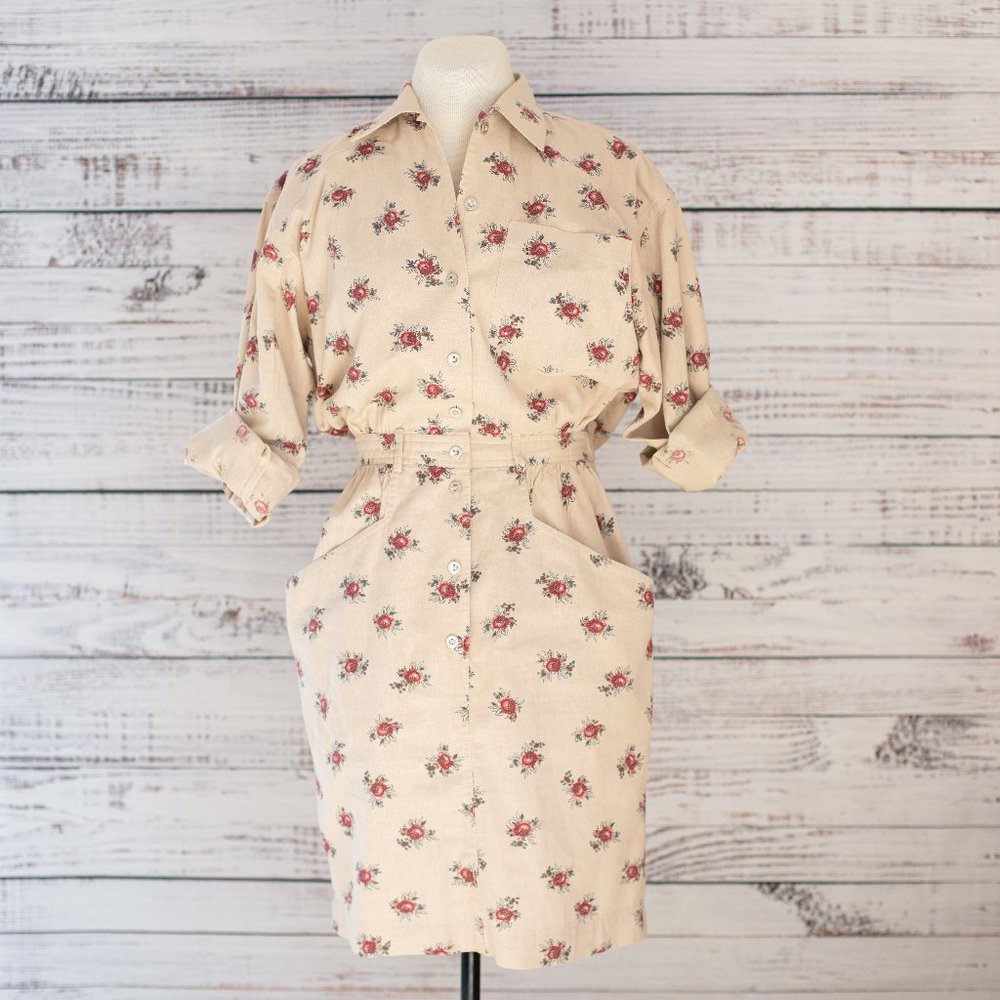 Floral Cotton Shirtdress